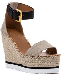 see by chloe wedge espadrilles