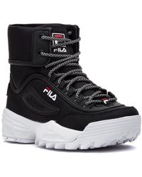 high top filas boots