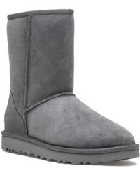 UGG Classic Short Grey Boots Grey in Gray - Lyst