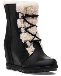 Sorel Leather Joan Of Arctic Wedge Ii 
