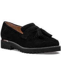franco sarto dana suede chain loafer