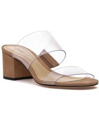 schutz victorie double strap vinyl sandals