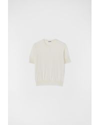 Jil Sander - Shirt mit rundhalsausschnitt - Lyst