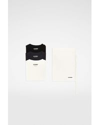 Jil Sander - Set di 3 T-shirt a maniche corte - Lyst