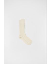 Jil Sander Socken mit Logo-Print in Weiß Damen Bekleidung Strumpfware Socken 
