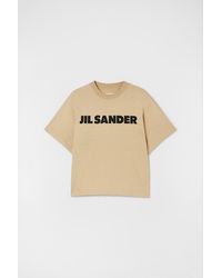 Jil Sander - T-shirt mit logo - Lyst