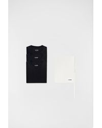 Jil Sander - Ensemble de 3 t-shirts à manches courtes - Lyst