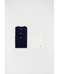 Jil Sander - Set di 3 T-shirt a maniche lunghe - Lyst