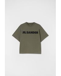 Jil Sander - T-shirt mit logo - Lyst