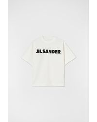 Jil Sander - T-Shirt con Logo - Lyst