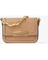 Jimmy Choo - Diamond Crossbody Biscuit/gold One Size - Lyst