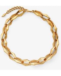 Jimmy Choo - Diamond Chain Necklace - Lyst