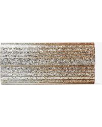 Jimmy Choo - Sweetie Glitter Clutch Bag - Lyst