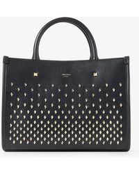 Jimmy Choo - Avenue S Tote Black/light Gold One Size - Lyst