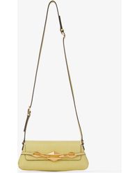 Jimmy Choo - Diamond Shoulder East-west S Sunbleached Yellow/gold One Size - Lyst
