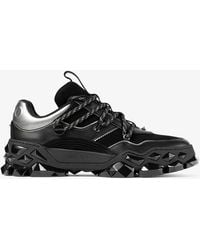 Jimmy Choo - Diamond X Leather Sneakers - Lyst
