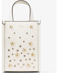 Jimmy Choo - Mini North-south Tote Latte/light Gold One Size - Lyst