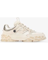 Jimmy Choo - Diamond X Leather Sneakers - Lyst