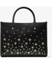 Jimmy Choo - Avenue S Tote Black/light Gold One Size - Lyst