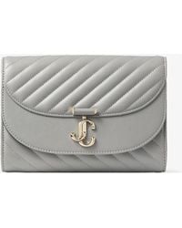 Jimmy Choo - Leather Curve Clutch Bag - Lyst