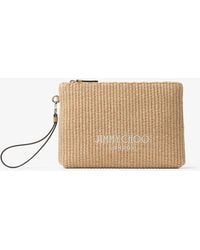Jimmy Choo - Zipped Flat Pouch - Lyst