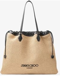 Jimmy Choo - Drawstring Tote L - Lyst