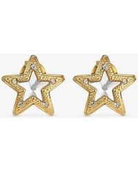 Jimmy Choo - Crystal Star Stud Earrings - Lyst