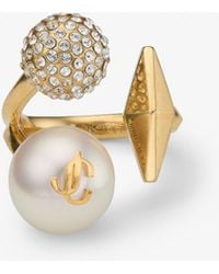Jimmy Choo - Multi Charm Ring - Lyst