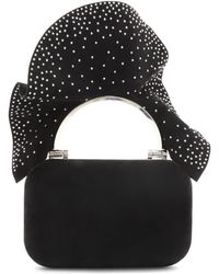 Jimmy Choo Cloud Pochette De Soire En Daim - Noir