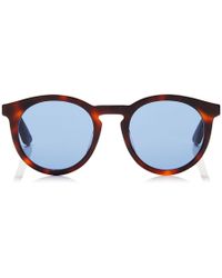 Soleil Ovales Verres De Bleu Lunettes Albert 67ygYfb