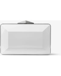 Jimmy Choo - Diamond Box Clutch Black/white One Size - Lyst