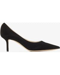 Jimmy Choo - Love 65 Escarpins Bout Pointu En Daim - Lyst
