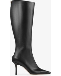 Jimmy Choo - Bottes Agathe 85 Noires - Lyst