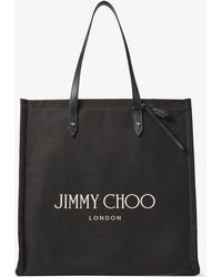 Jimmy Choo Logo tote - Schwarz