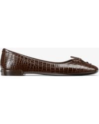 Jimmy Choo - Scarlett Crocodile Embossed Ballet Flats - Lyst