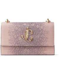 Jimmy Choo Bohemia Pochette De Soire En Cuir - Rose