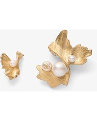 Jimmy Choo - Wave Pearl Earrings - Lyst