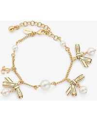 Jimmy Choo - Multi Charm Ribbon Bracelet - Lyst