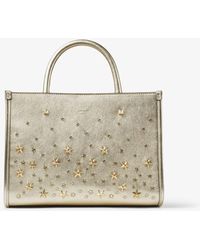 Jimmy Choo - Avenue S Tote Light Gold/light Gold One Size - Lyst