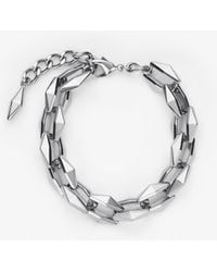 Jimmy Choo - Diamond Chain Bracelet - Lyst