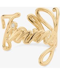 Jimmy Choo - Logo Script Ring - Lyst