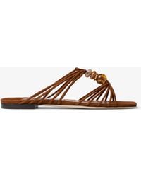 Jimmy Choo - Lova Mule Flat - Lyst