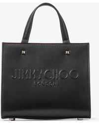 Jimmy Choo - Avenue Tote Bag/s Black/light Gold One Size - Lyst