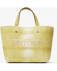 Jimmy Choo - Mini Marli-m Sunbleached Yellow Mix/gunmetal One Size - Lyst