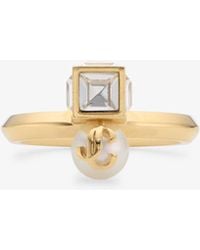Jimmy Choo - Jc Pearl Cube Ring - Lyst