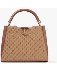 Jimmy Choo Leather Varenne Top Handle M | Lyst Jimmy Choo Leather Varenne Top Handle M | Lyst