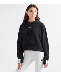 adidas styling complements cropped hoodie