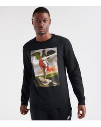 nike sport distort fleece crew