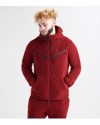 nike windrunner tech icon texture hoodie