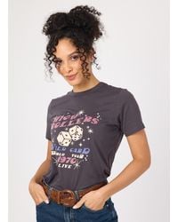 Joanie - Clothing Elkie High Rollers Graphic Slogan Tee - Lyst
